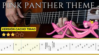 LA PANTERA ROSA 🎸 Versión Cacho Tirao  Tutorial para Guitarra Clásica  TABS [upl. by Bogoch664]