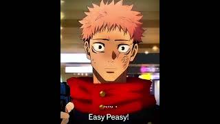 Easy Peasy 😂☠️ ll Jujutsu kaisen yuji nobara [upl. by Enoved]