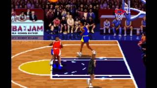 NBA Jam  Old School Edition Bullsme vs Pacers [upl. by Marabel777]