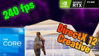 RTX 3060  I512600k Fortnite  Season 2 Creative DirectX 12 [upl. by Malinde]