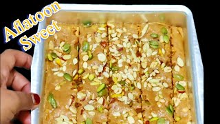 Mumbai Ki Famous Aflatoon Sweet Recipe  How to Make Homemade Aflatoon Sweet sweetrecipe [upl. by Lucila]