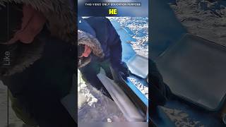 creating natural refrigeration in snow area refrigerator viralvideo shorts snow [upl. by Amliw]