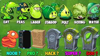 All GREEN Plants Vs All Item Gravestones  Who Will Win  PvZ 2 Plants Vs Plant [upl. by Ilonka]