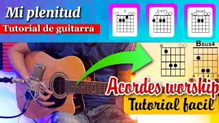 ✅MI PLENITUD  MARCOS BRUNET TUTORIAL FACIL De GUITARRA 🎸SI TE TENGO A TI LO TENGO TODO En Guitarra🎶 [upl. by Iarised]