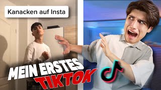 Ich REAGIERE auf meine ERSTEN TikToks [upl. by Otis]