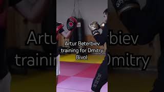 Artur Beterbiev training for Dmitry Bivol shorts [upl. by Ihsir420]