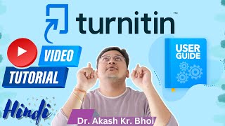 TURNITIN TUTORIAL  Turnitin USER GUIDE 2024  Hindi [upl. by Derian]