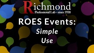 ROES Events Simple Use [upl. by Jaime248]