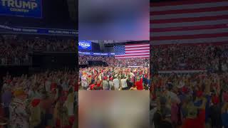 For the record THIS IS THE LOUDEST TRUMP RALLY EVER Philadelphia is on 🔥 trumprallypa [upl. by Adgam383]