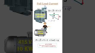 Full Load Current of 3 Phase Motor  Full Load Current of Transformer  Active and Apparent Power [upl. by Atsilac240]