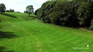 Golf de Rougemont le Château  drone aerial video  Les Etangs  Hole12 [upl. by Tallbott]