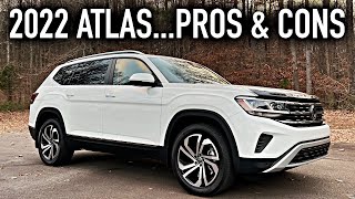 Pros amp Cons of the 2022 VW Atlas V6 [upl. by Anirtal]