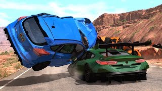 Crash Testing Real Car Mods 2  Beamng Drive Car Crashes Compilation [upl. by Akihsal]