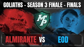 Halo Wars 2 EOD vs Almirante  Meta Plays Goliaths Tournament  Finals [upl. by Annoya]