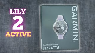 Garmin Lily 2 Active Unboxing [upl. by Allista]