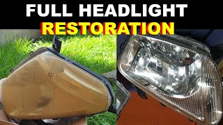 Old Headlight Restored PERMANENTLY [upl. by Beebe]