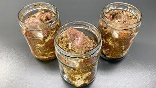 Ich lege Fleisch in ein Glas und bekomme unvergleichliche Rezepte für Fleischkonserven Dosenfleisch [upl. by Gildea]