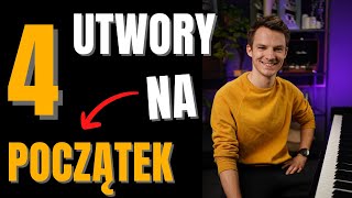 4 ŁATWE Utwory na POCZĄTEK nauki gry na PIANINIE [upl. by Eniahpets]