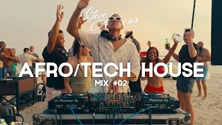 STEVE ANDREAS PRESENTS AfroTech House DJ Mix 02 Live from Fishermans Huts ARUBA [upl. by Bowne]