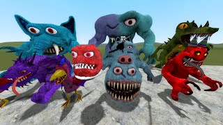 THE EVOLUTION OF THE SMILING GHOST CREATURE CATNAP POPPY PLAY TIME CHAPTER 3 In Garrys Mod [upl. by Jea]