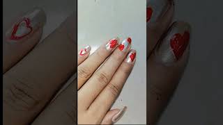 Beautiful gilter nails arts 💅 simple nails arts 💅 viral nails arts 💅nailsdesignclub [upl. by Eade]