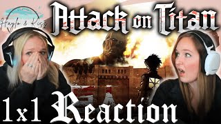 WHAT Is This Show  ATTACK ON TITAN  Reaction 1X1 [upl. by Tsenre]