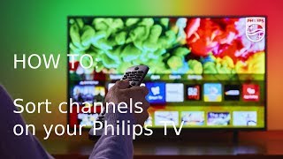 How to sort channels on your Philips TV [upl. by Azilef]