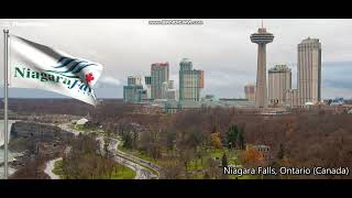 Niagara Falls Ontario Flag Canada [upl. by Orferd298]