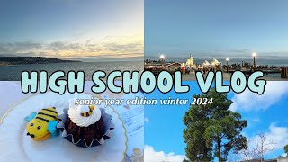 🏫 HIGH SCHOOL VLOG 🏠 senior year edition🌻 chilly school days studying and chilling [upl. by Steel]