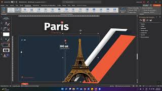 Cómo hacer una presentación profesional en powerpoint  Torre Eiffel  Tutorial  Powerpoint [upl. by Sidky]