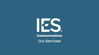 IES Communications Data Center Integration [upl. by Nonnaer]