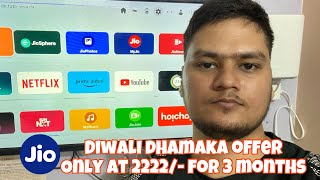 Jio Air Fiber installation 2024  Diwali offer ony at ₹2222 [upl. by Madelena]