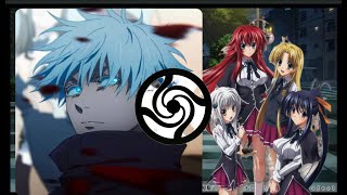 HighSchool DxD React to Issei as Gojo Satoru GACHA REACT [upl. by Goodyear456]