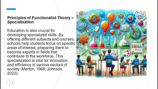 Functionalist Theory in Education Nuhaa 30002155 [upl. by Ahsieyn534]