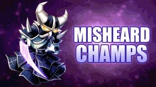 League of Legends  Misheard Champs [upl. by Arriec]