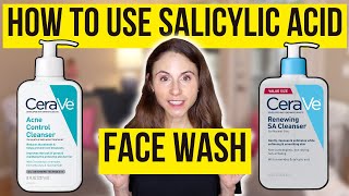 HOW TO USE SALICYLIC ACID FACE WASH 🚿 Dermatologist DrDrayzday [upl. by Ellenohs]