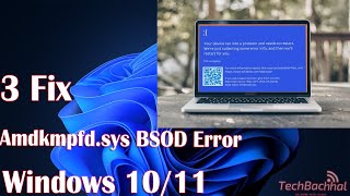 3 Fix Amdkmpfdsys BSOD Error Windows 1011 [upl. by Calise757]