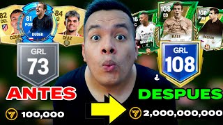 💰 MEJORE CUENTA a SUSCRIPTOR REGALANDOLE JUGADORES de 108 GRL con MUCHOS FC POINTS en FC Mobile [upl. by Ayaros]