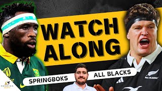 SPRINGBOKS VS ALL BLACKS LIVE  South Africa vs New Zealand Watchalong [upl. by Kirshbaum]