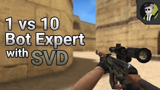 1 vs 10 bot expert with SVD  Special Forces Group 2 [upl. by Cohette]