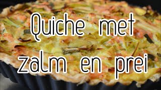 Quiche met zalm en prei [upl. by Nyrahs660]