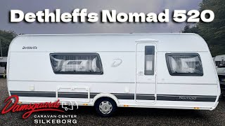 Dethleffs Nomad 520 campingvogn  Hos Damsgaards Caravan Center [upl. by Gabriell]