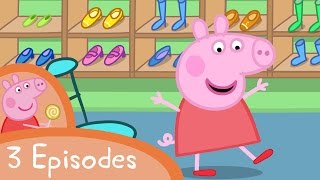 Peppa Pig  Shopping and new things 3 episodes [upl. by Chryste]