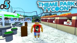 Theme Park Tycoon Ep 5 Food Court Area  Roblox [upl. by Akim]