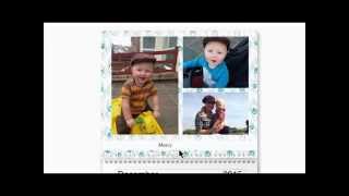 Personalised photo calendars from Vistaprint  Christmas spot 2014 [upl. by Elreath952]