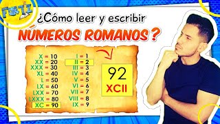 ¿Cómo se leen y se escriben los NÚMEROS ROMANOS [upl. by Lola632]