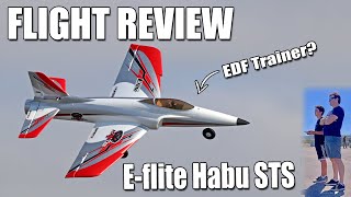 From the Field  Eflite Habu STS 70mm EDF Jet RTF Smart Trainer Flight Review The RC Geek [upl. by Ardnuat]