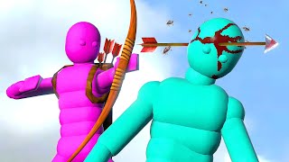 Boxing AI Fight with Weapons in Realistic Simulations with Active Ragdoll Physics [upl. by Madelena]