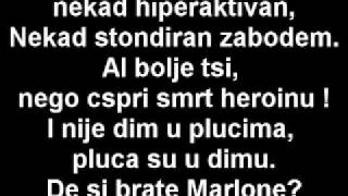 Marlon Brutal  Brate mnogo varis Tekst [upl. by Blake219]