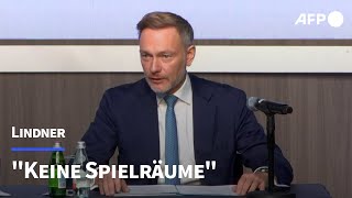 Lindner sieht nach Steuerschätzung keine Spielräume für quotneue Ausgabenwünschequot  AFP [upl. by Eednam]